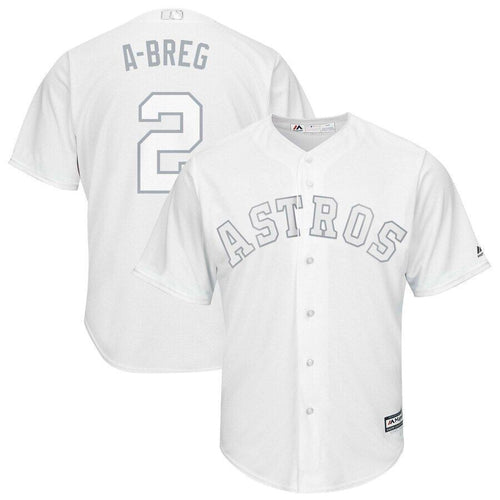 Alex Bregman A-Breg Houston Astros Majestic 2019 Players Weekend Player Jersey White 2019