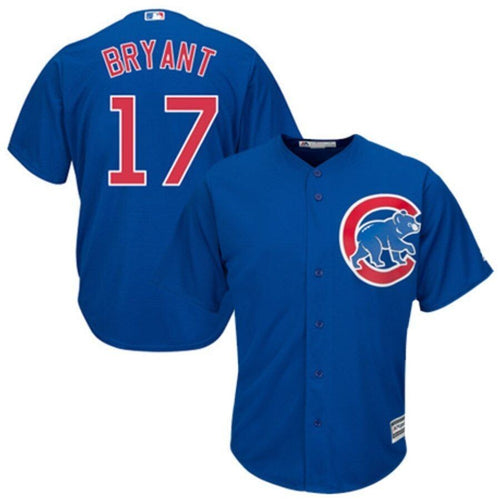 Kris Bryant Chicago Cubs Majestic Cool Base Player Jersey Royal 2019