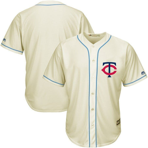 Minnesota Twins Majestic Cool Base Ivory Fashion Team Jersey Cream 2019