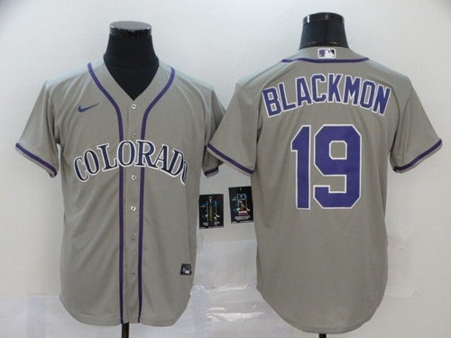 Colorado Rockies Charlie Blackmon #19 2020 Mlb Grey Jersey