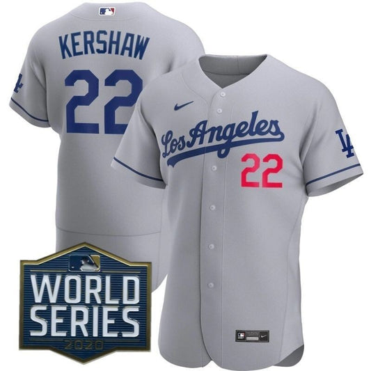 Los Angeles Dodgers Clayton Kershaw #22 2020 Mlb White Jersey