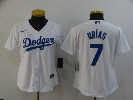 Los Angeles Dodgers Julio Urias #7 2020 Mlb White Womens Jersey