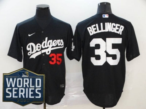 Los Angeles Dodgers Cody Bellinger #35 2020 Mlb Black Jersey