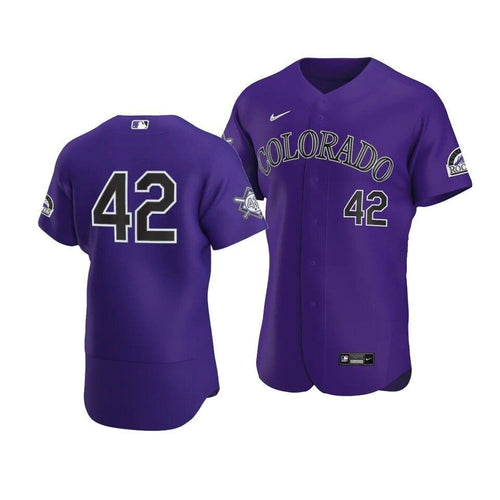 Men'S Colorado Rockies # Jackie Robinson Day  Jersey