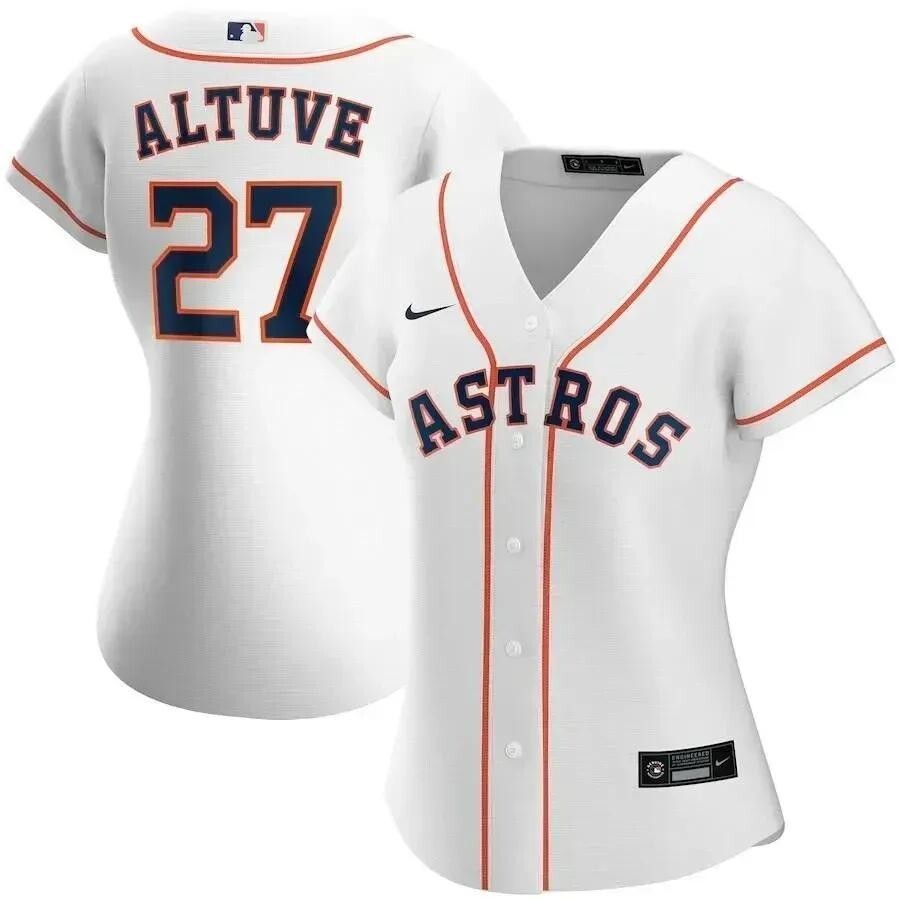 Jose Altuve Houston Astros Nike Replica Replica Replica Women'S Home 2020 Replica Player Jersey – White
