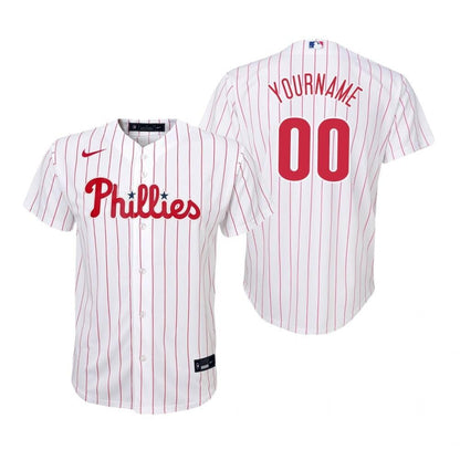 Philadelphia Phillies Custom Name Number 2020 Home White Jersey Gift For Phillies Fans