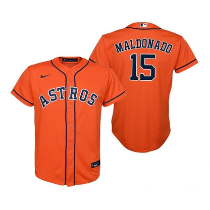 Houston Astros #15 Martin Maldonado 2020 Orange Jersey Gift For Astros Fans
