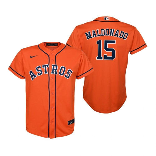 Houston Astros #15 Martin Maldonado 2020 Orange Jersey Gift For Astros Fans