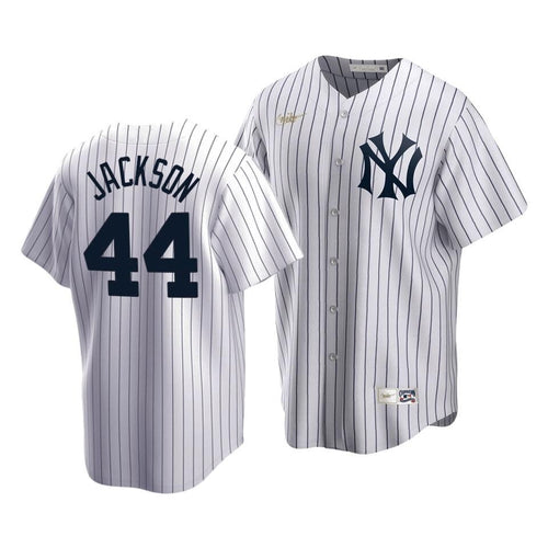 MenS New York Yankees Reggie Jackson #44 Cooperstown Collection White Home Jersey