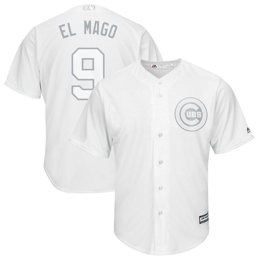 Javier Baez El Mago Chicago Cubs Majestic 2021 Players Weekend Replica Player Jersey Jersey White 2021