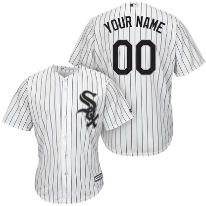 Chicago White Sox Majestic Cool Base Custom Jersey Jersey White/Black 2021