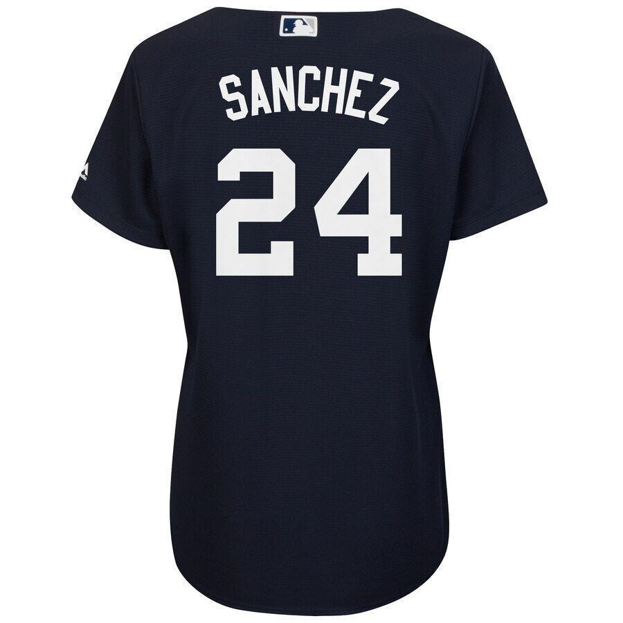 Gary Sanchez New York Yankees Majestic Womens Fashion Cool Base Player Jersey Jersey Navy 2021
