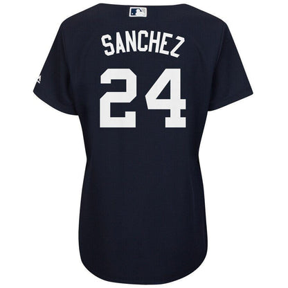 Gary Sanchez New York Yankees Majestic Womens Fashion Cool Base Player Jersey Jersey Navy 2021