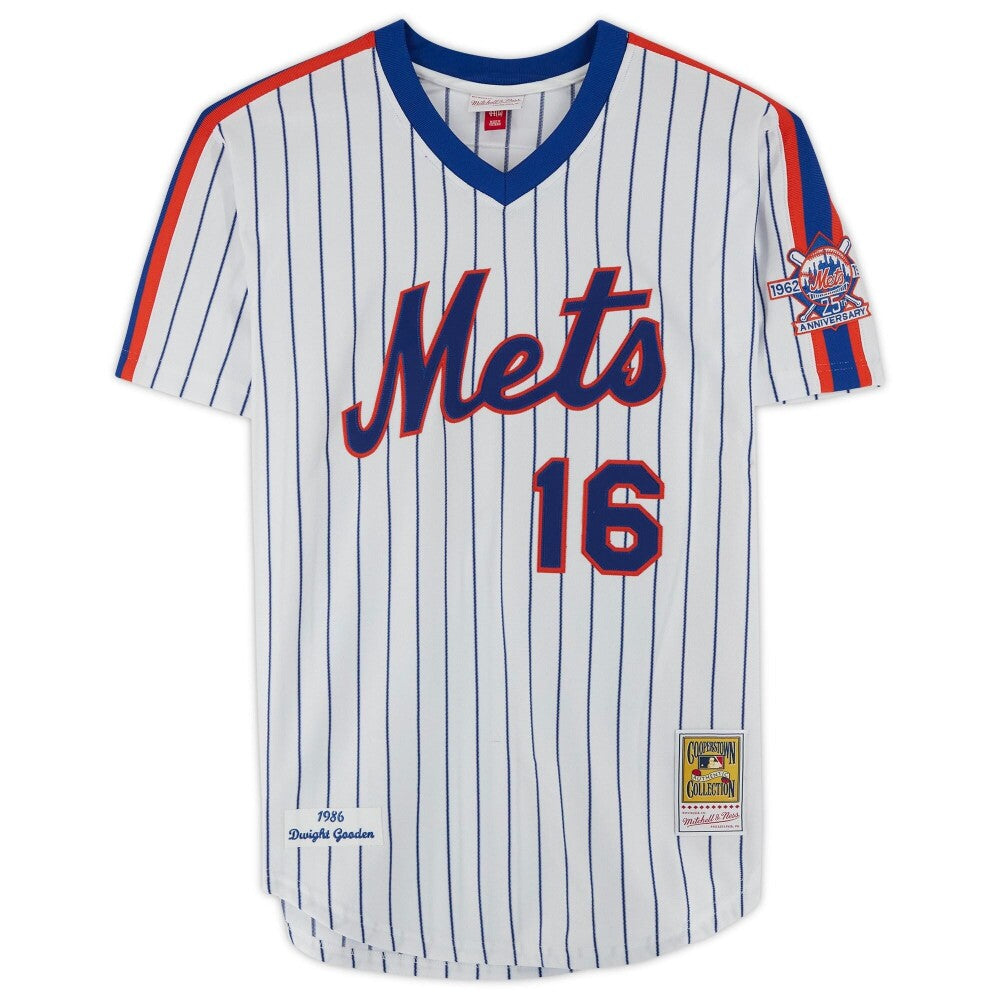 Dwight Gooden New York Mets Fanatics  Autographed Mitchell & Ness  Jersey with Multiple Inscriptions -  of 16 - White