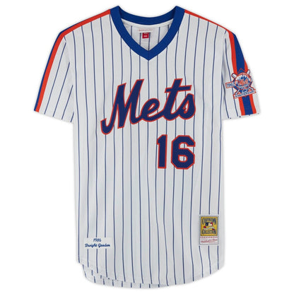 Dwight Gooden New York Mets Fanatics  Autographed Mitchell & Ness  Jersey with Multiple Inscriptions -  of 16 - White