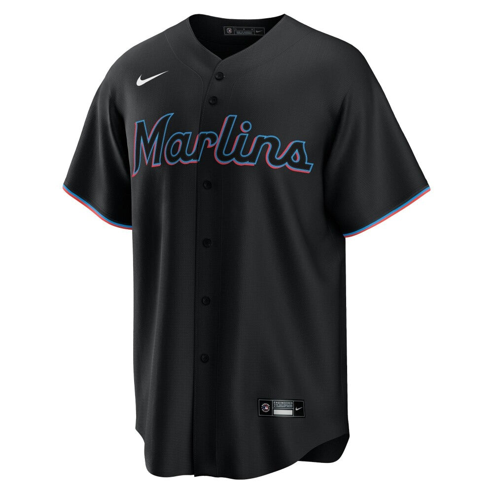 Jazz Chisholm Jr. Miami Marlins Nike Replica Replica Alternate Replica Player Jersey - Black