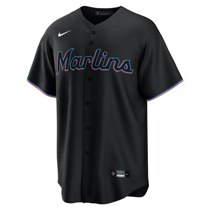Jazz Chisholm Jr. Miami Marlins Nike Replica Replica Alternate Replica Player Jersey - Black