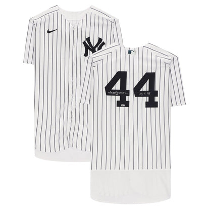 Reggie Jackson New York Yankees Fanatics  Autographed White Nike Replica Replica Replica  Jersey with "HOF 93" Inscription