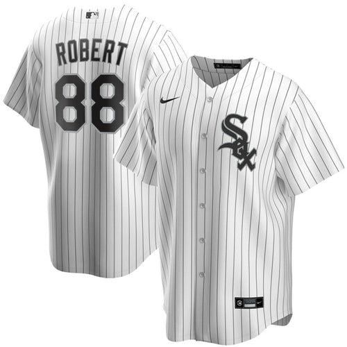 Men'S Chicago White Sox Luis Robert White Player Name Baseball Jersey Mlb Baseball Jersey115