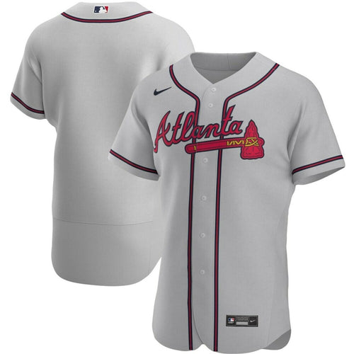 Men'S Atlanta Braves Gray Road Team Baseball Jersey Mlb Baseball Jersey1429
