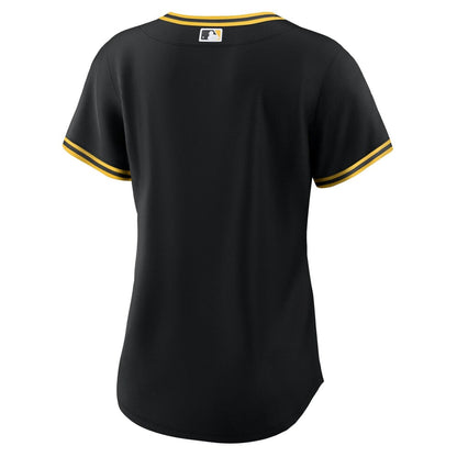 Pittsburgh Pirates Nike Replica Replica Replica Women's Alternate Replica Team Script Jersey - Black